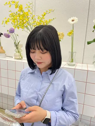 カラー 山下 悠月のヘアスタイル