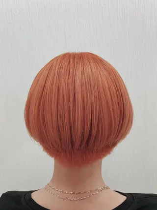 ショート カラー 🌿nudeカラー/ レイヤー/藤原🌿のヘアスタイル