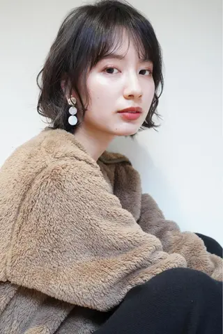 ショート 縮毛/ショート/ ボブ/レイヤー/小原のヘアスタイル