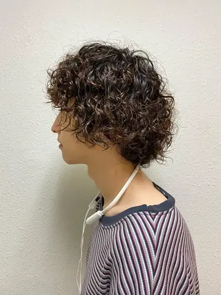 ショート パーマ メンズ 🍃ショートヘア🍃 北林春樹のヘアスタイル