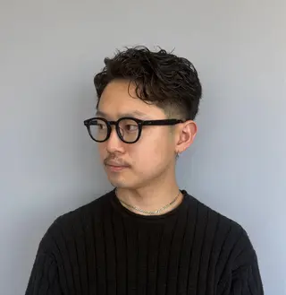 パーマ メンズ men's Rico ‪✂︎‬TAICHIのヘアスタイル