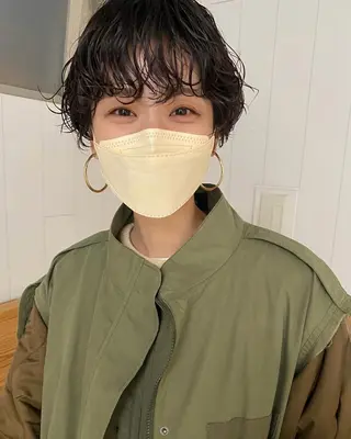 ショート パーマ レイヤー/パーマ /yumeのヘアスタイル