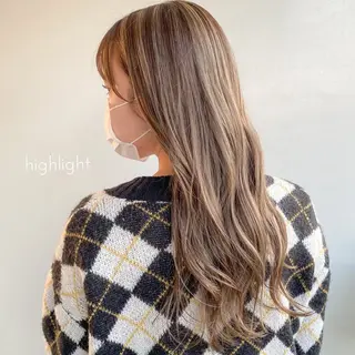 ロング カラー 中屋恵美🎨 Designカラーのヘアスタイル