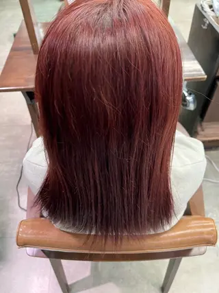 ミディアム カラー 首藤 大翔のヘアスタイル