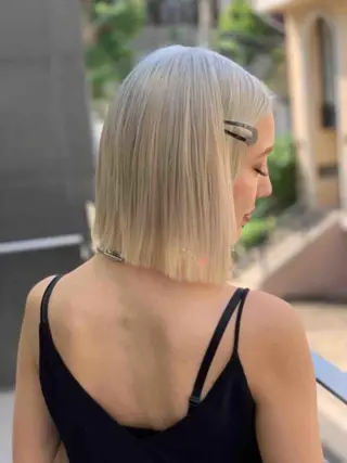 ミディアム カラー ヘアアレンジ BRAIDS💎愛子 大人ハイライト💎のヘアスタイル