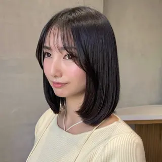 ミディアム カラー three. 中之島のヘアスタイル