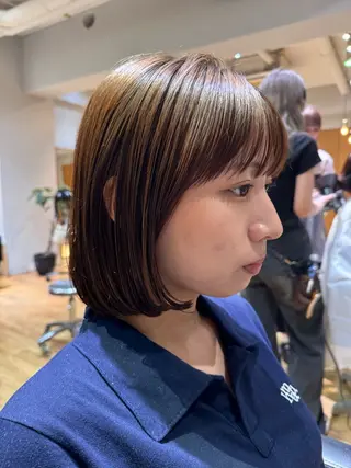 ショート カラー ボブ/ショート 吉田竣のヘアスタイル