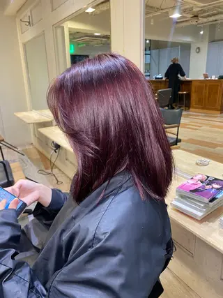 ミディアム メンズカット/パーマ 艶カラーTAIGA︎のヘアスタイル