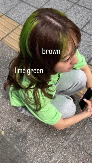 ロング カラー 🍓ハイトーンカラー 🎀nene🍓のヘアスタイル