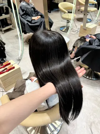 ミディアム カラー ✨髪質改善 縮毛矯正 艶髪 立川 コウキ✨のヘアスタイル
