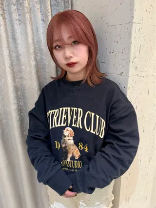 ミディアム カラー mai / linoah˚✧のヘアスタイル