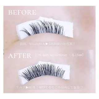 マツエク・マツパ REFLET ルフレのマツエク・マツパデザイン