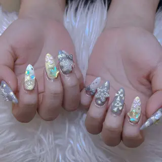 ネイル ミン ゴテゴテネイルのネイルデザイン