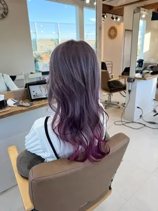 セミロング アルーナビューティデザイン所属・鈴木 妃帆未のヘアスタイル