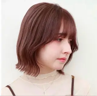 ショート ハイトーン/ボブ/ ハイライト💫我如古のヘアスタイル