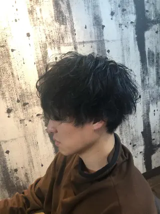 パーマ メンズ 💈大人の渋髪💈 店長　大橋侑弥のヘアスタイル