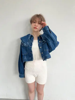 ショート カラー 五十嵐ゆり 美髪カラー　武蔵小杉のヘアスタイル