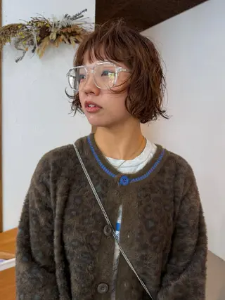 ショート パーマ Spiel所属・Spiel hair salonのヘアスタイル