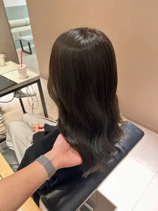 セミロング Un ami shibuya所属・Unami  / RIZUMUのヘアスタイル