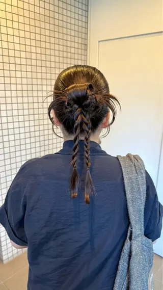 セミロング mina★ボブcut 透明感color🥣のヘアスタイル