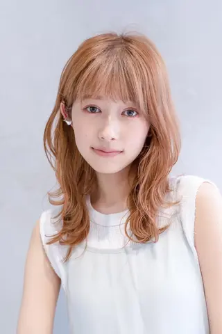 ミディアム カラー サイエンスアクア/艶 髪/レイヤー/清水のヘアスタイル