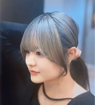 ロング カラー レイヤー‪✕‬前髪 顔周り特化💫ひかるのヘアスタイル