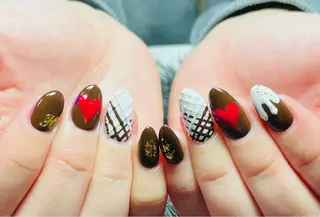 メンズ ネイル Chérinail 爪のお手入れのネイルデザイン