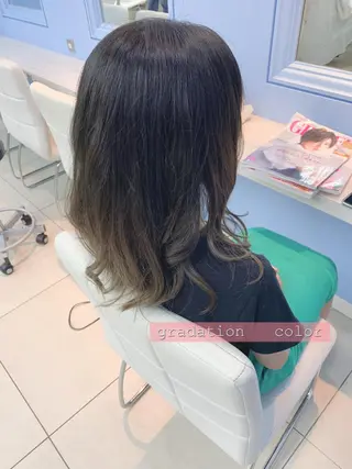 ロング カラー ✂︎✂︎レディースの メンズカット屋さんのヘアスタイル
