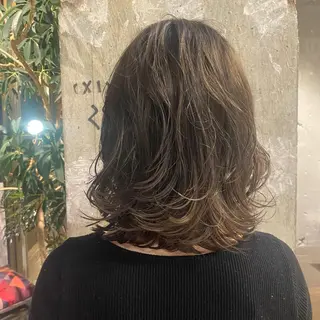 ミディアム ROBBY所属・松井美樹/似合わせ ガーリー・韓国のヘアスタイル