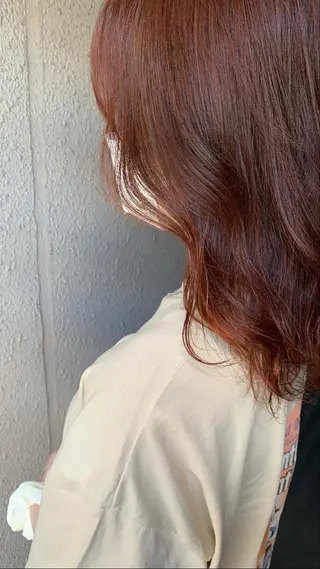 ミディアム カラー chouette/ 根本優希のヘアスタイル