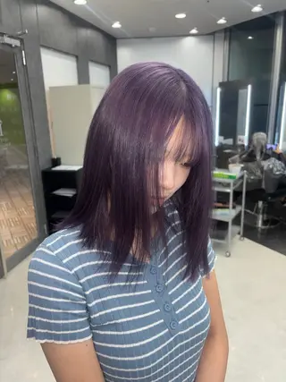 セミロング カラー ヘアアレンジ ミルクティー/ピンク カラー/ みう🎀のヘアスタイル