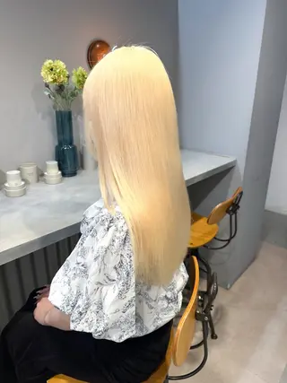 ロング カラー 💖ハイライト/ハイ トーン💖MIKIのヘアスタイル