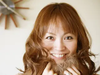 セミロング カラー パーマ 宮 俊雄のヘアスタイル