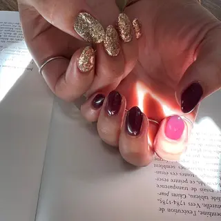 ネイル 黒葛原 めぐみのネイルデザイン