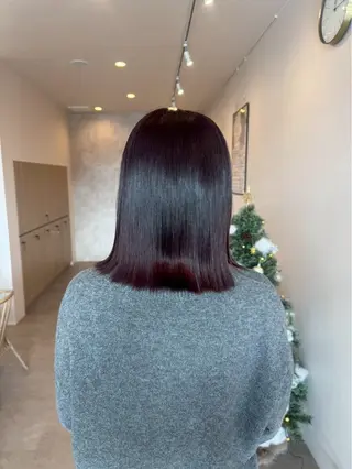 セミロング カラー カイト/ヘアカラー /髪質改善のヘアスタイル