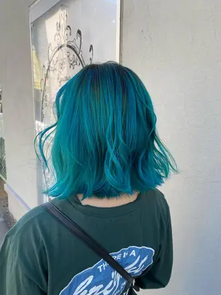 ミディアム カラー Renatus店長 金子裕美のヘアスタイル