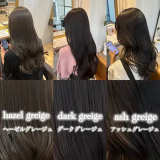 ロング カラー ブリーチなしWカラー レイヤー/Rickyのヘアスタイル