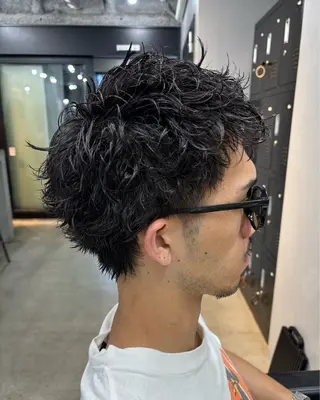 ショート パーマ メンズ 💈メンズ特化💈 テッペイのヘアスタイル