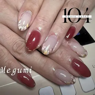 ネイル メンズ眉・ネイル歓迎 Megumiのネイルデザイン