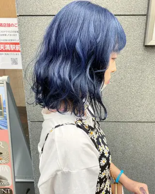 ミディアム カラー 🧡色落ちまで2度綺 麗なカラー🧡ヨシキのヘアスタイル