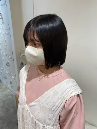 ミディアム カラー ヘアアレンジ ボブ /ニュアンス/ satomi🧸💖のヘアスタイル