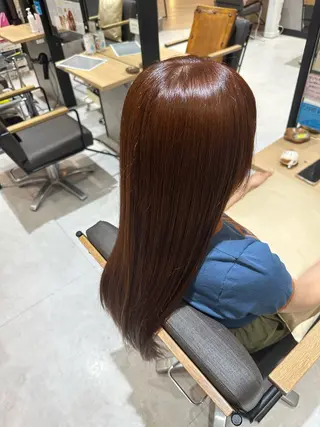 ロング カラー 🍜のばた 🍜のヘアスタイル