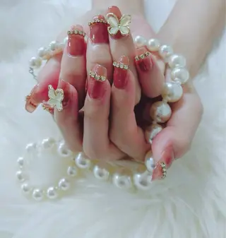 セミロング Hanaai Salon新宿店のネイルデザイン