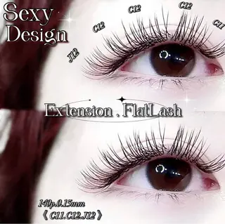 マツエク・マツパ memelu . RIJU 🩶のマツエク・マツパデザイン