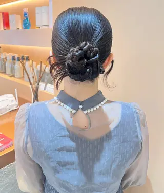 セミロング カラー ヘアアレンジ ✨カチモリ✨レイヤー 韓国ヘア🇰🇷ゆいのヘアスタイル