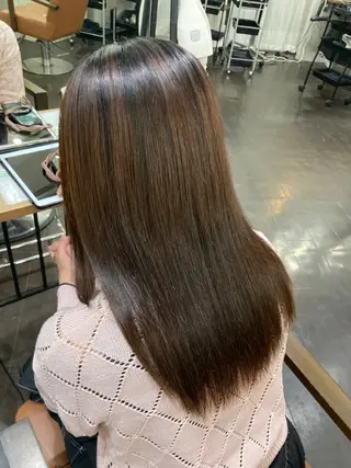 セミロング 🌸栄/髪質改善 透明感/ムラカミ🌸のヘアスタイル