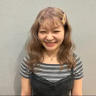 ロング カラー 似合わせカット🌼 やまかわ まなみ🌼のヘアスタイル