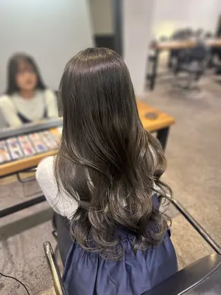 ロング カラー りこ/新宿 /大人ガーリーヘアのヘアスタイル