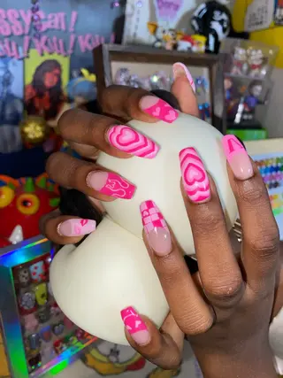 ネイル 福の爪 🍒福山千晴のネイルデザイン