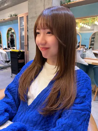 ロング 大宮/ボブ/縮毛矯正 大瀧菜月のヘアスタイル